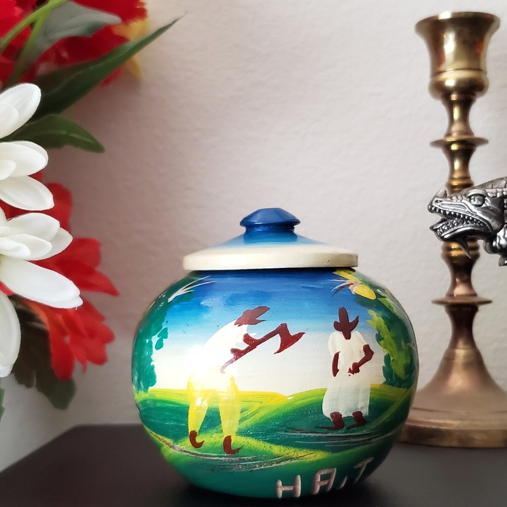 Authentic Haiti African Wood Mini Decor